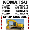 Thumbnail Komatsu PC200 PC200LC-6 PC200 PC200LC-6 PC210 PC210LC-6 PC220 PC220LC-6 PC230 PC230LC-6 Excavator Service Shop Repair Manual - DOWNLOAD Thumbnail Komatsu PC200 PC200LC-6 PC200 PC200LC-6 PC210 PC210LC-6 PC220 PC220LC-6 PC230 PC230LC-6 Excavator Service Shop Repair Manual - DOWNLOAD