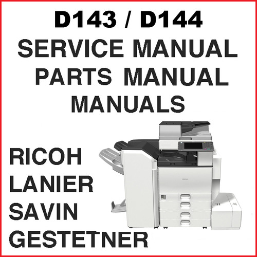 Product picture Ricoh Aficio MP C4502 MPC5502 Service Manual & Parts Manuals - DOWNLOAD