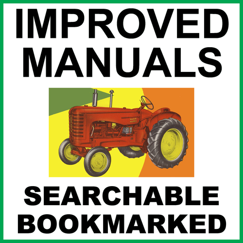 Product picture Collection of 2 files - Massey-Harris MH 30 30K Tractor Service Repair Manual & Operators Manual - IMPROVED - DOWNLOAD