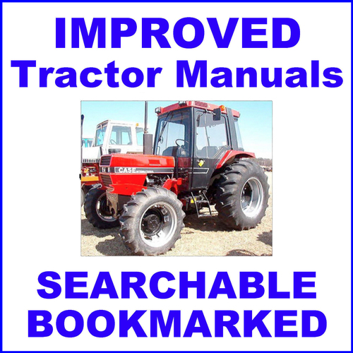 Product picture Collection of 3 files: IH Case 85 Series Tractor Factory Service Manual & Shop & Operators Manual - IMPROVED - DOWNLOAD