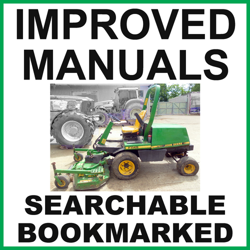 Product picture John Deere F1145 Front Mower Service Repait Technical Manual TM1519 - DOWNLOAD